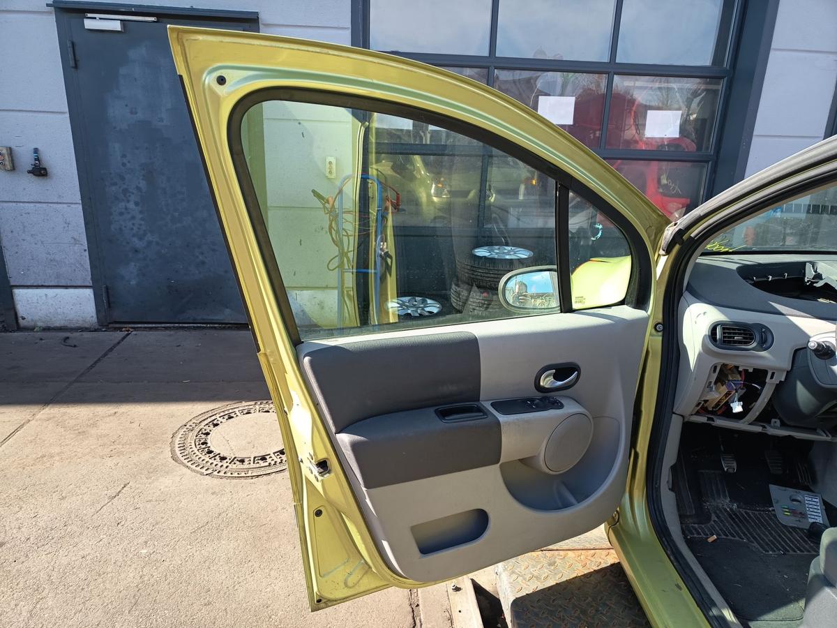 Renault Modus original T&uuml;r vorne links TED99 Gr&uuml;n Baujahr 2005