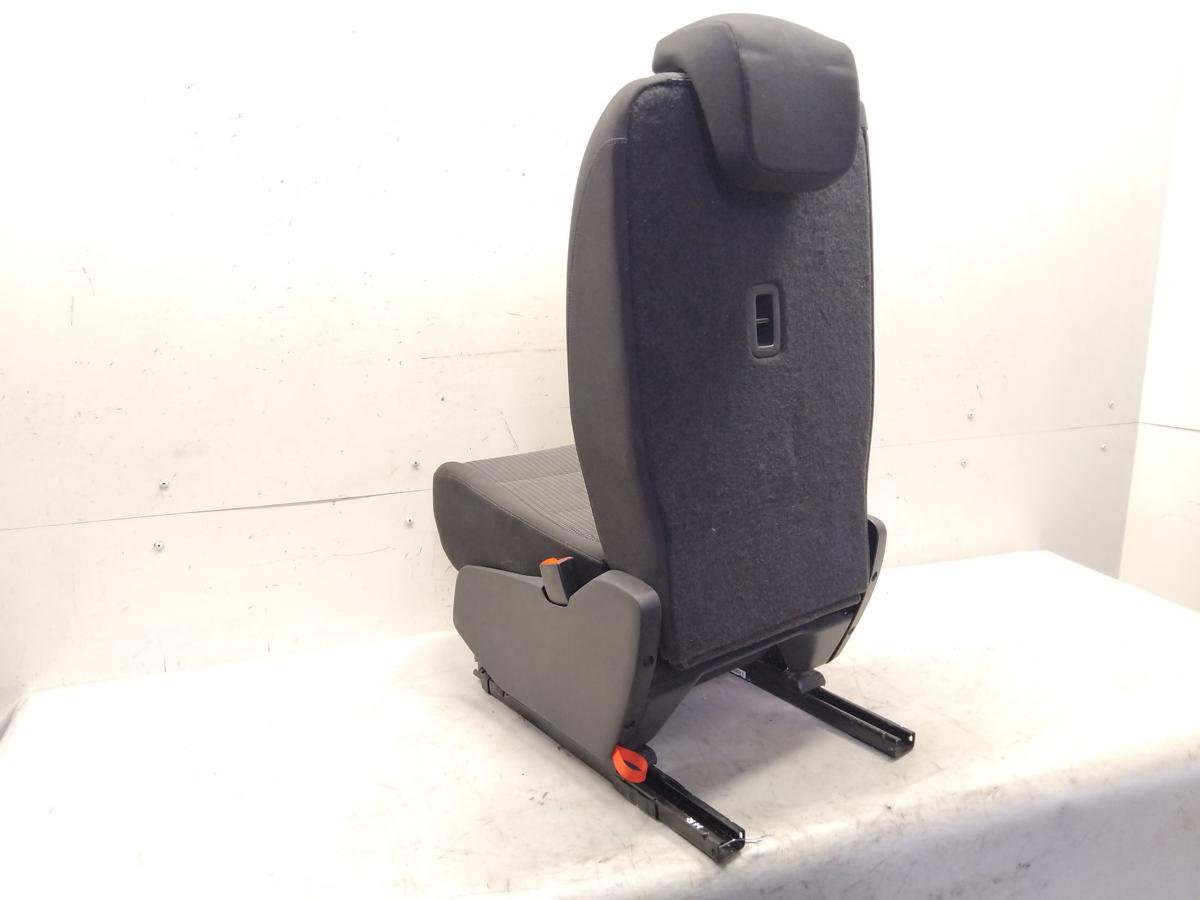 Seat Alhambra 7N R&uuml;cksitz Einzelsitz rechts Stoff titanschwarz Bj.2015 2.Reihe