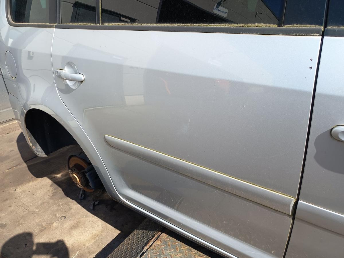 VW Touran 1T original T&uuml;r Roht&uuml;r hinten rechts LA7W Reflexsilber Baujahr 2004