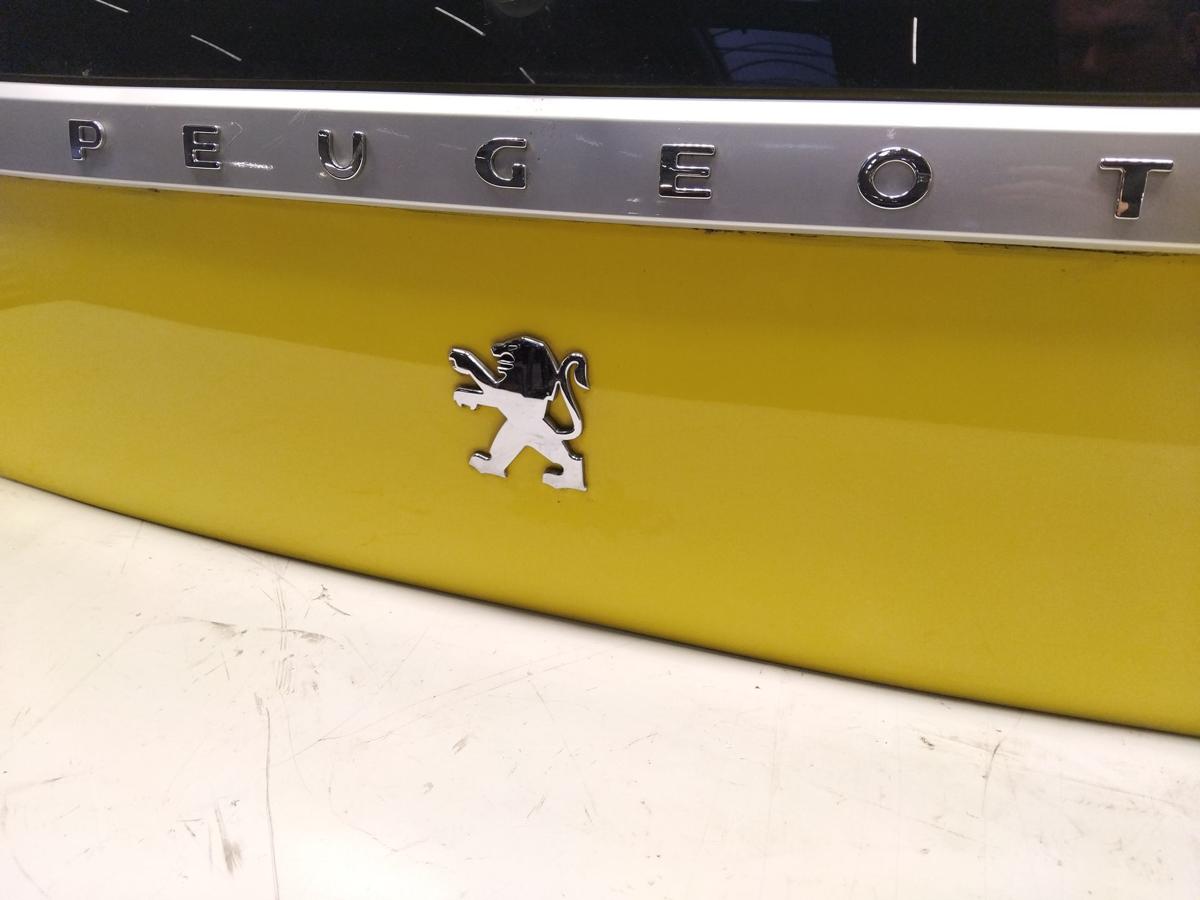 Peugeot 1007 Heckklappe KBD JAUNE TACOMA Gelb mit Scheibe BJ2007