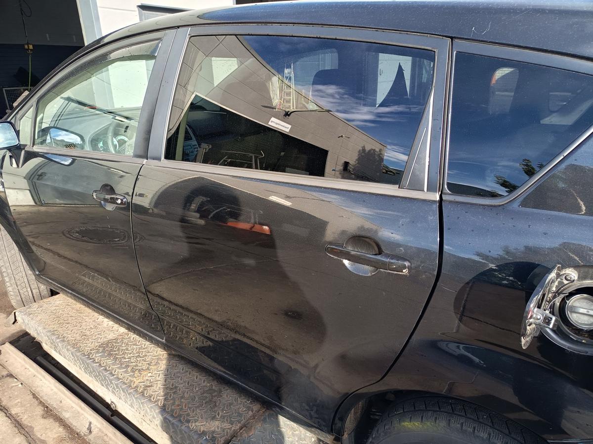 Toyota Corolla Verso original T&uuml;r hinten links 209 Mysticschwarz Baujahr 2005