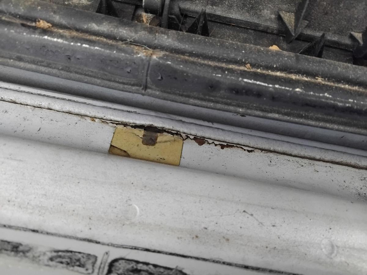 BMW X5 E53 original Heckklappe Unterteil titansilbermetallic 354/7 BJ2000 Rost