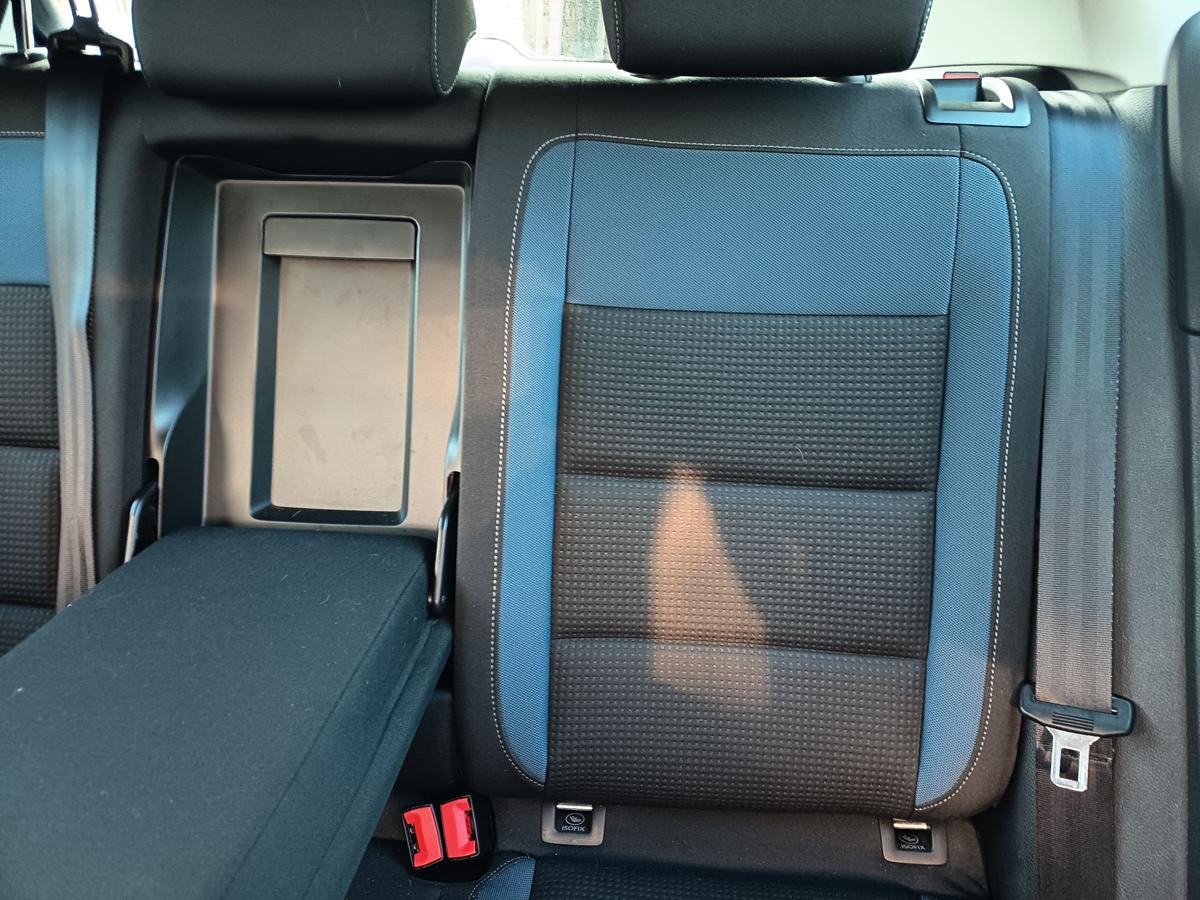 VW Golf VI 5K1 original R&uuml;cksitzbank geteilt Stoff anthrazit/artgrey Bj 2011