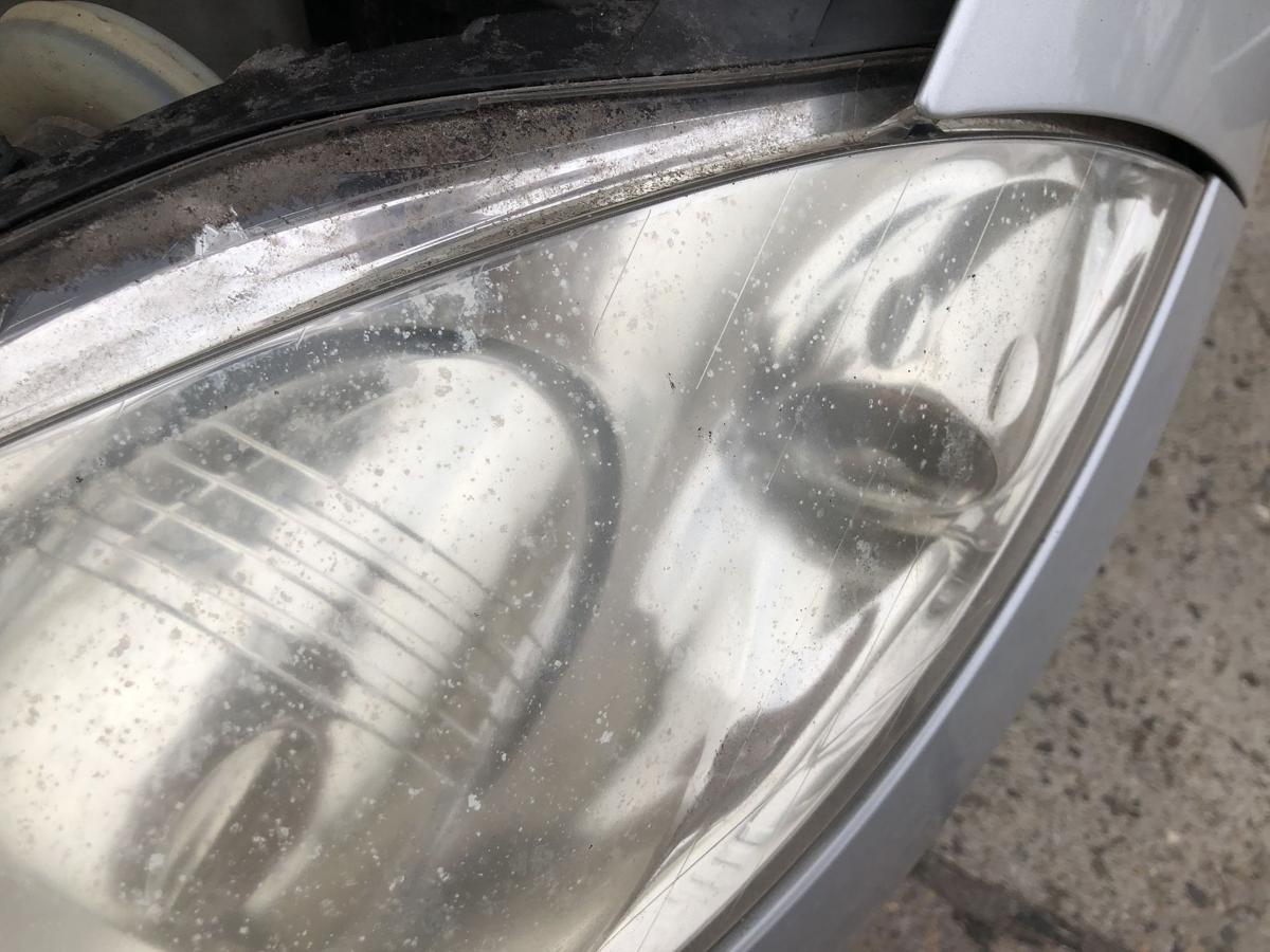 Mercedes A-Klasse W169 Scheinwerfer links Hauptscheinwerfer Halogen Tr&uuml;bung