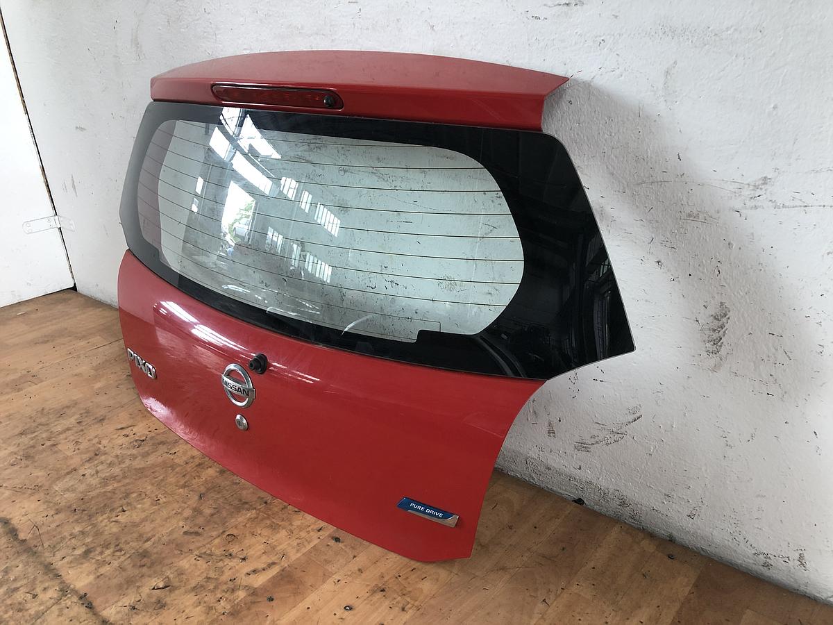 Nissan Pixo D31S Heckklappe Kofferraumklappe Deckel hinten Z9T Bright Red