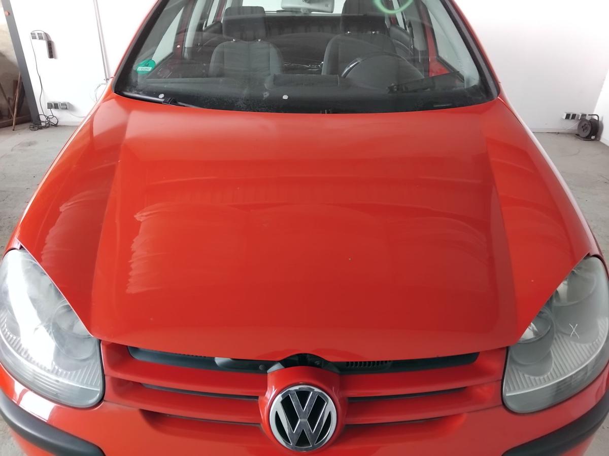 VW Golf 5 1K original Motorhaube Deckel vorn tornadorot LY3D Fließheck BJ2004