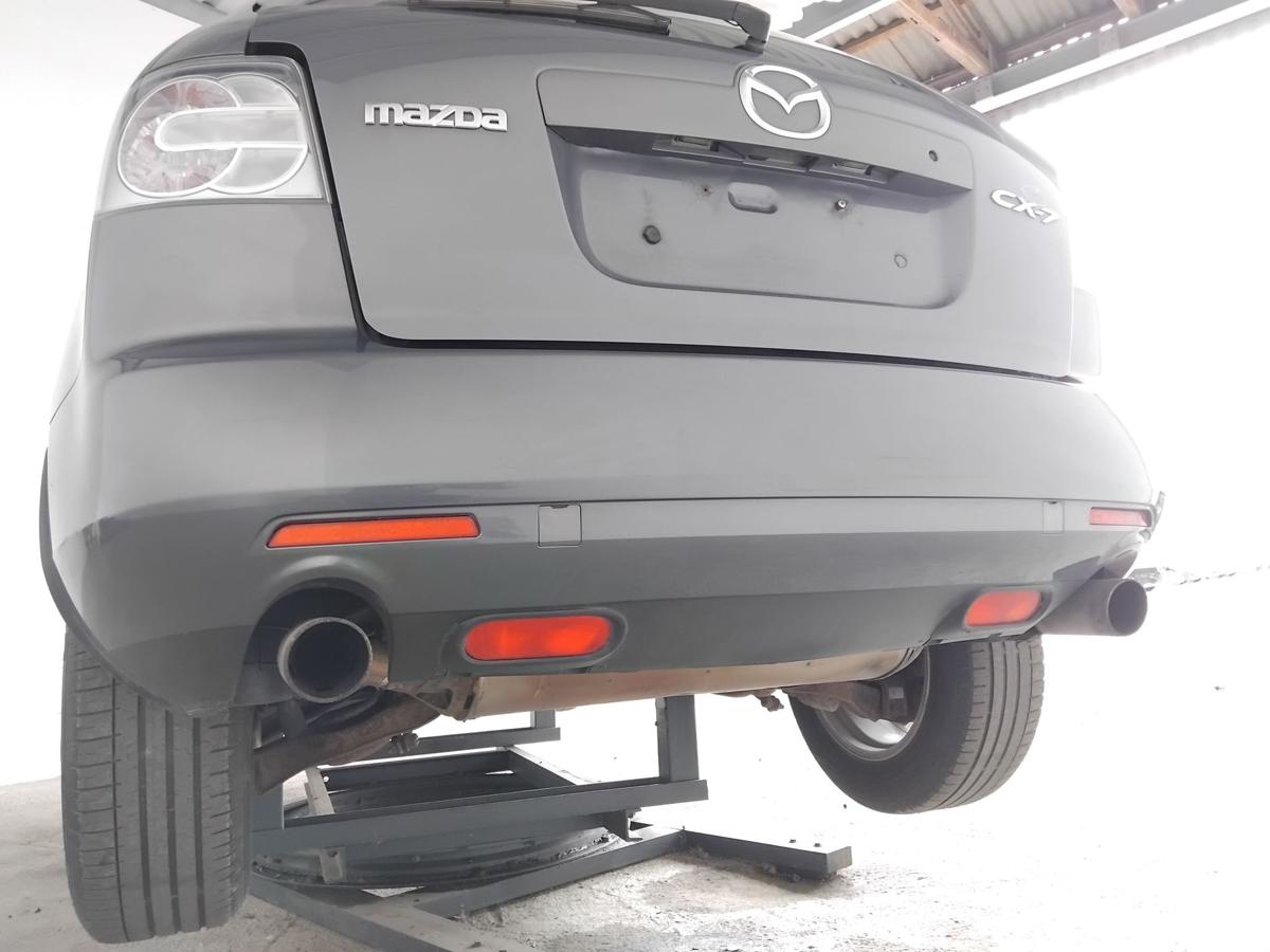 Mazda CX-7 ER original Stossf&auml;nger Sto&szlig;stange hinten graumetallic BJ2008