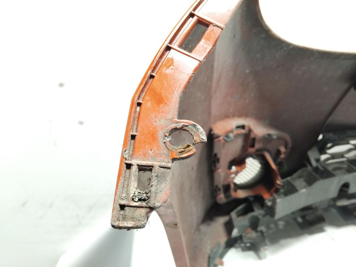 Renault Twingo 2 original Stoßstange Stoßfänger vorn rot OV727 red brisk Bj.2008