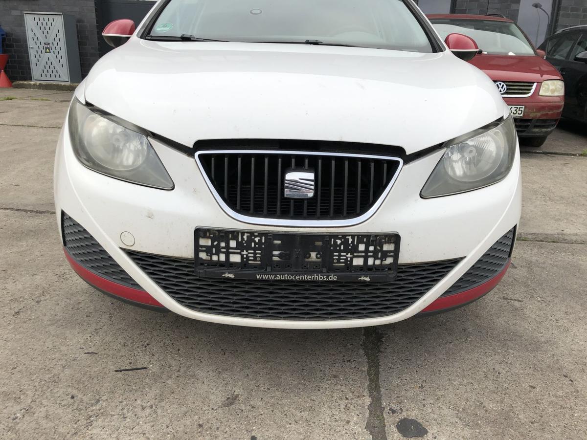 Seat Ibiza 6J Sto&szlig;f&auml;nger vorn Frontsch&uuml;rze Sto&szlig;stange Front LB9A Candywei&szlig;