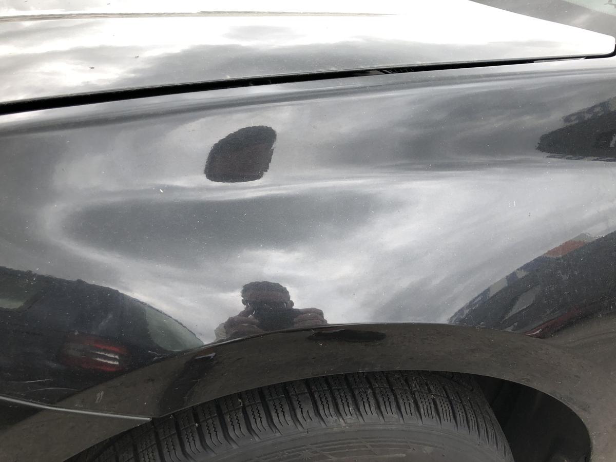 Renault Laguna III 3 Kotfl&uuml;gel vorn links Seitenwand NV676 Black Noir Nacre