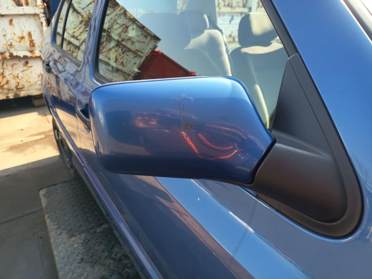 VW Vento 1HX original Aussenspiegel rechts elektrisch R5V Fjordblau Bj 1996