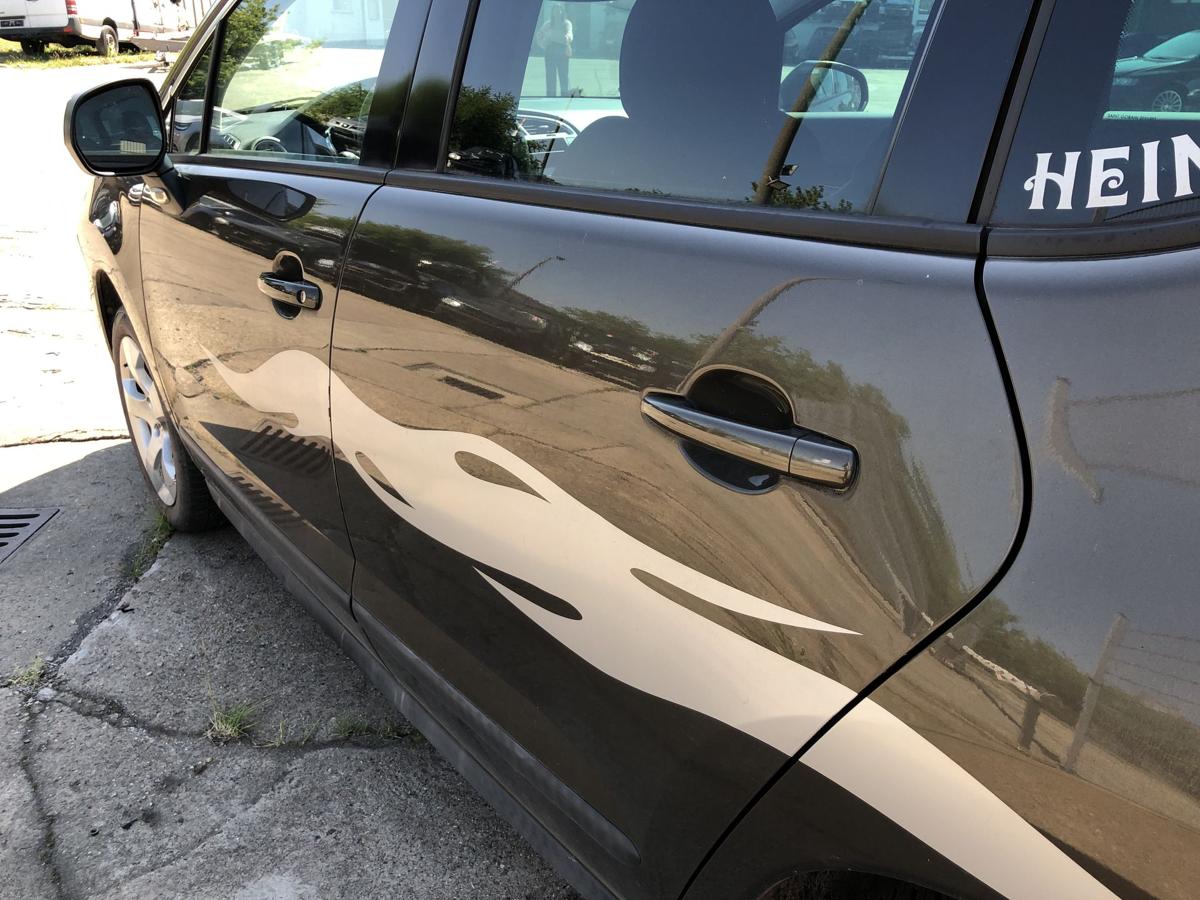 Peugeot 3008 I Typ 0U Tür hinten links Fondtür im Rohbau KDK Hickory Braun
