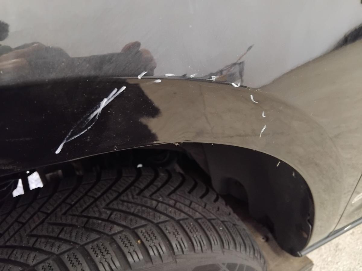 Seat Ibiza ST Kombi 6J original Kotfl&uuml;gel vorn links LZ9Y phantomschwarz BJ2012