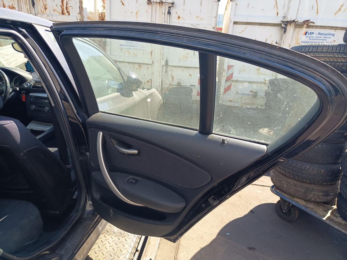 BMW 1er E87 original T&uuml;r Roht&uuml;r hinten links 475 Black Sapphire Baujahr 2008