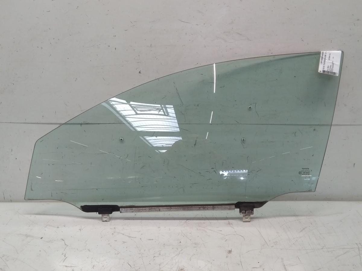 Toyota Avensis T25 original T&uuml;rscheibe vorn links gr&uuml;ncolor BJ2004