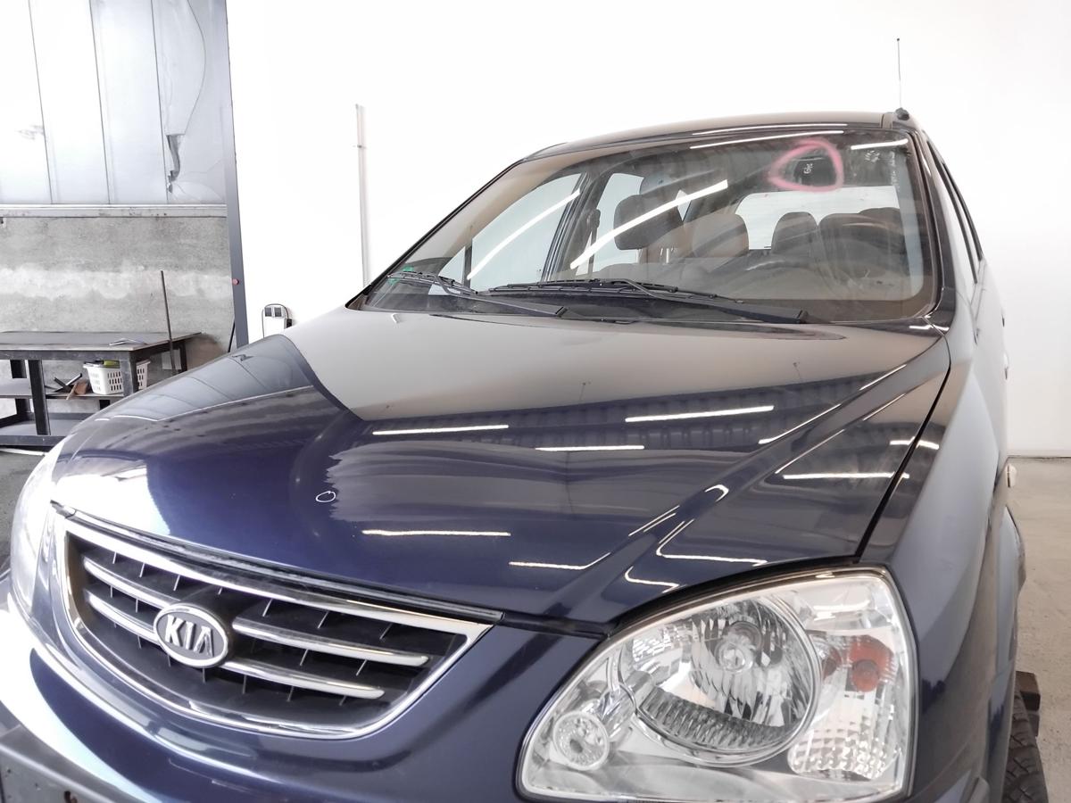 Kia Carens II original Motorhaube Deckel vorn 1C Imperial Blue Metallic BJ2002