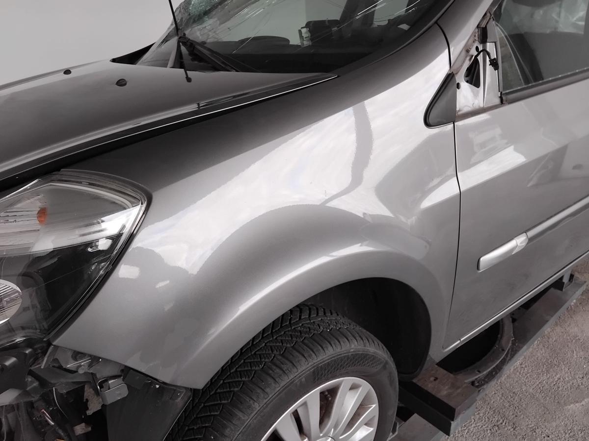 Renault Clio 3 orig Kotfl&uuml;gel vorn links Index 195 BJ2009 TEKNG Gris Cassiopee