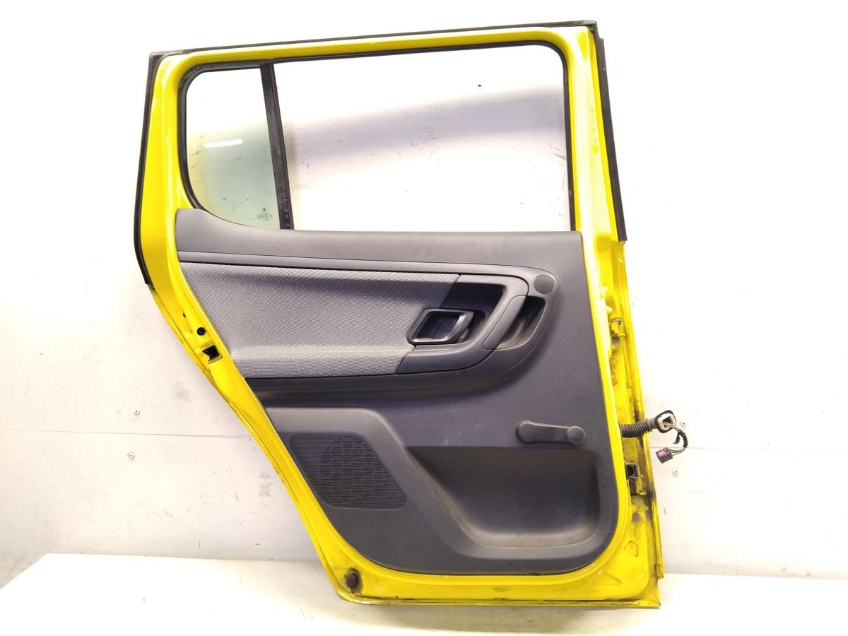 Skoda Fabia 2 5J Tür hinten links gelb LF1F sprint yellow Limo 5-türig BJ2011
