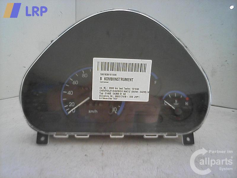 Daewoo Matiz original Kombiinstrument 96380536 BJ2000