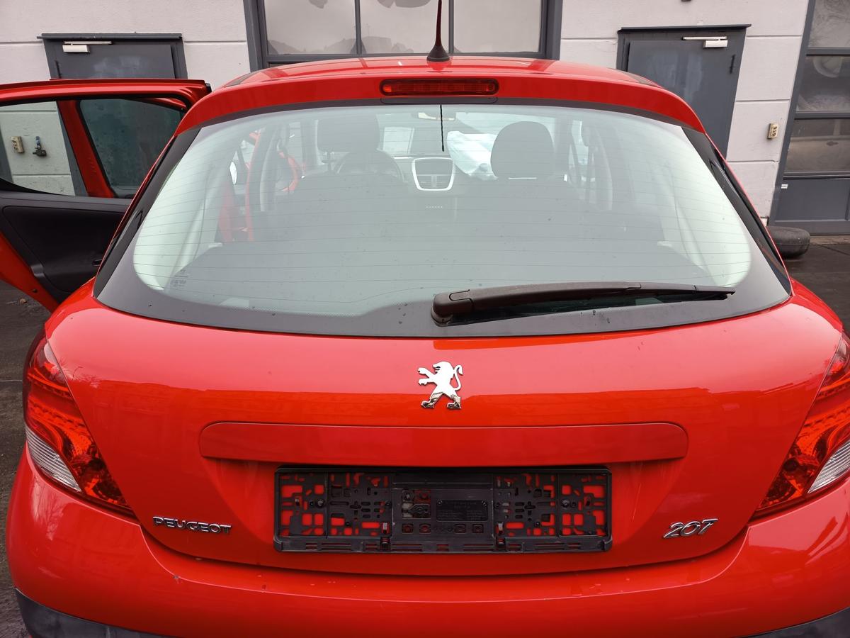 Peugeot 207 original Heckklappe mit Scheibe KKN Nevadarot Bj 2010