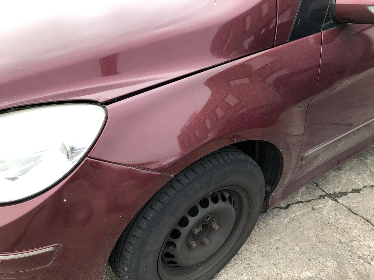 Mercedes B Klasse W245 Kotfl&uuml;gel vorn links Fahrerseite 597 Saturnrotmet