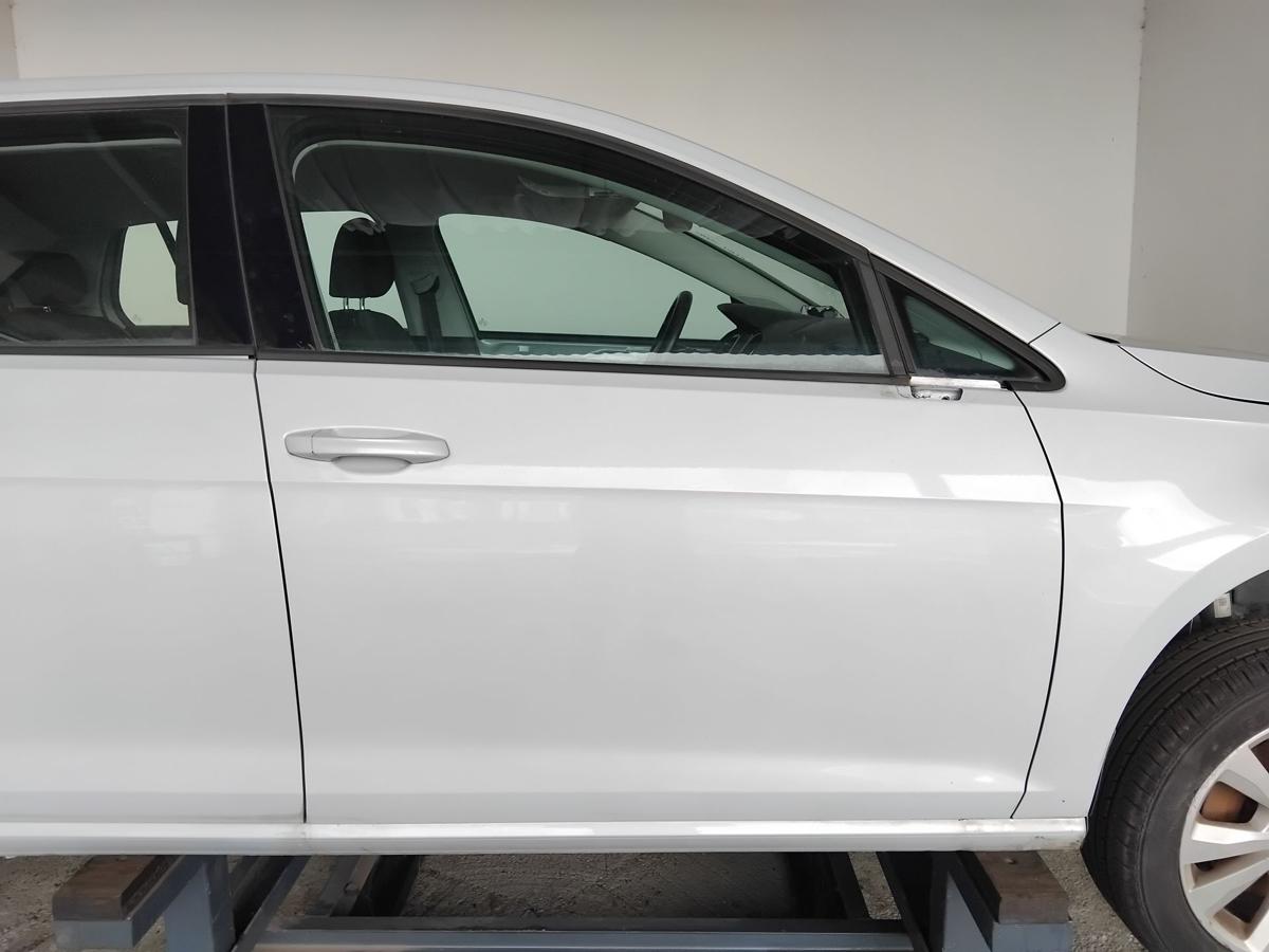 VW Golf 7 Tür vorn rechts Beifahrertür LB9Z White Silver Metallic 5-türig BJ2017