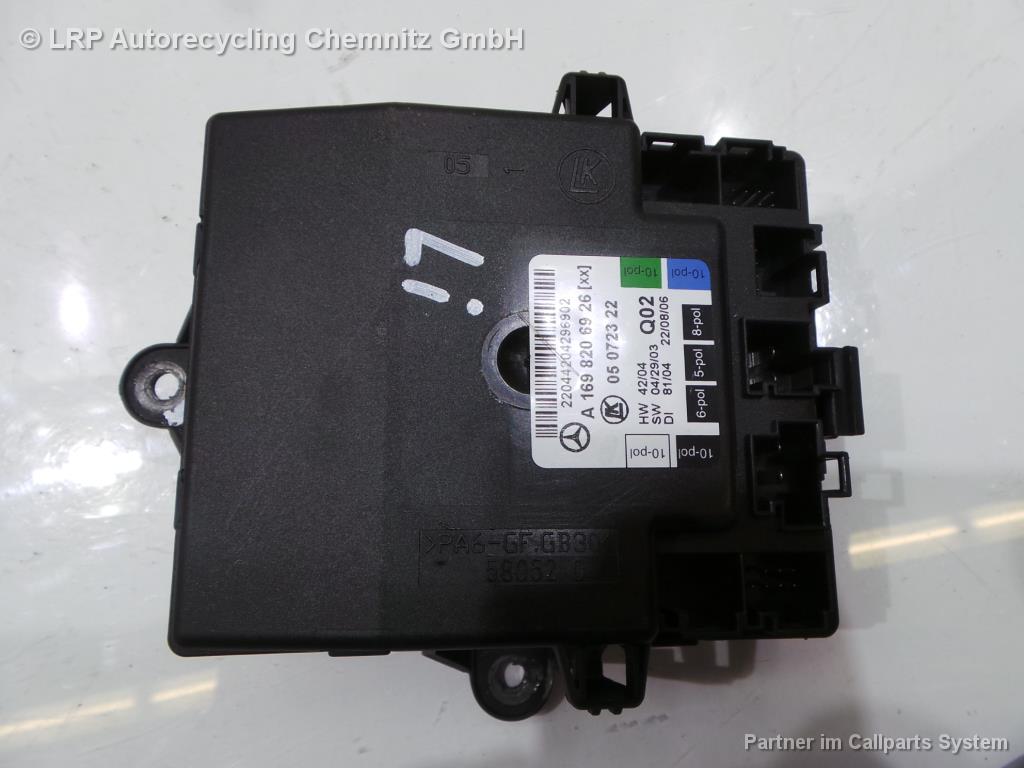 Mercedes A-Klasse W169 BJ 2006 Türsteuergerät links A1698206926 Türmodul 05072322