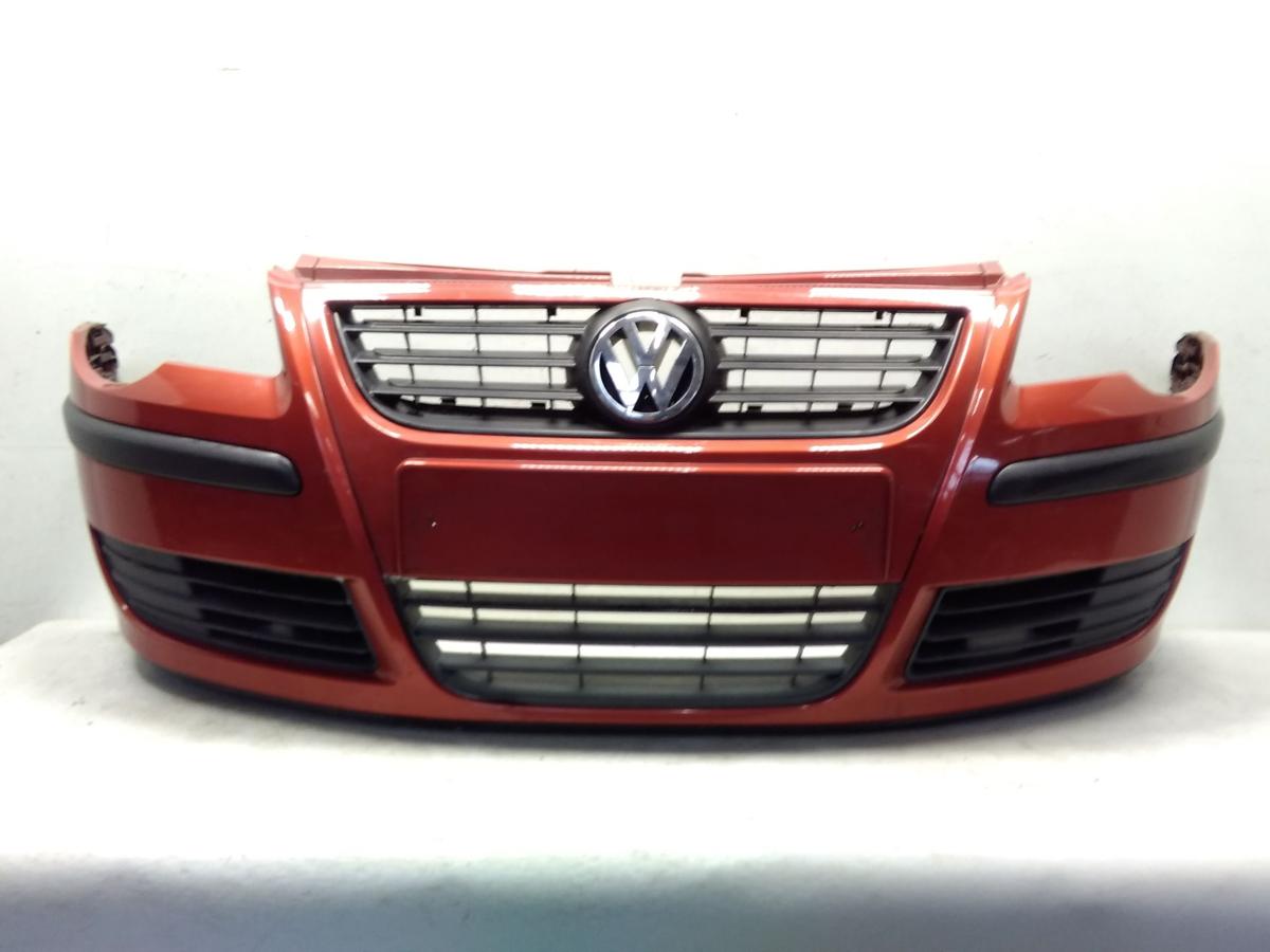 VW Polo 9N3 original Stoßstange Stoßfänger vorn copperorangemet. LA2W BJ2006