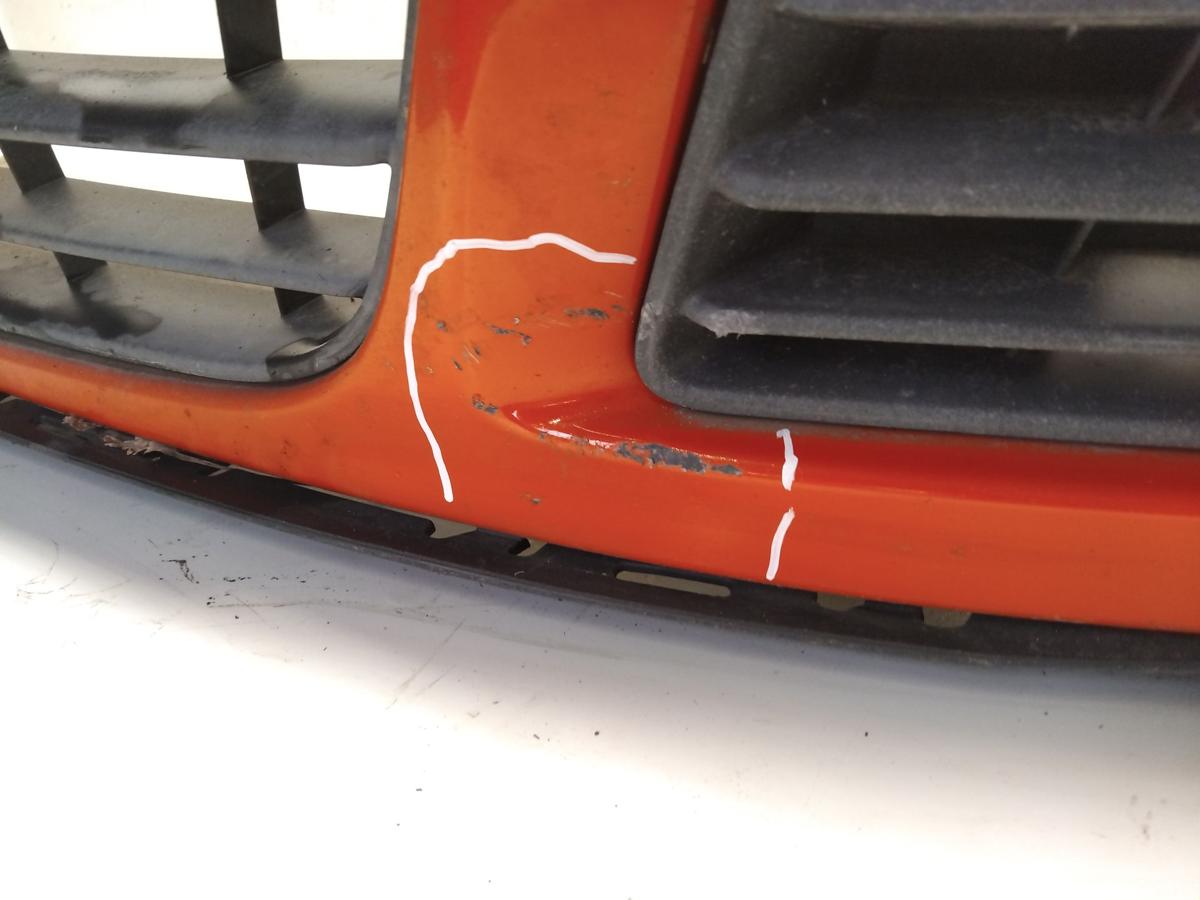 VW Polo 9N3 original Sto&szlig;stange Sto&szlig;f&auml;nger vorn LP3G Flashrot BJ2005