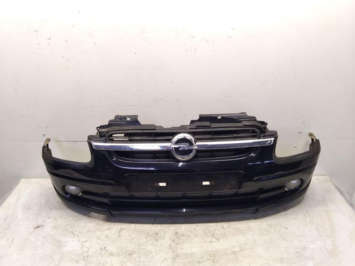 Opel Agila A original Sto&szlig;stange Sto&szlig;f&auml;nger vorn saphirschwarzmetallic Bj.2003