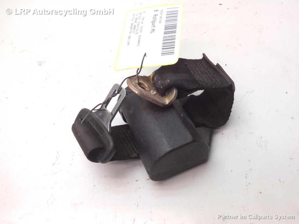 VW Golf 1 Cabrio original Rollgurt hinten links schwarz BJ1990