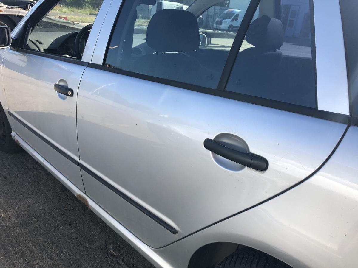 Skoda Fabia 6Y Tür hinten links Fondtür Kombi im Rohbau LF7T Diamantsilber