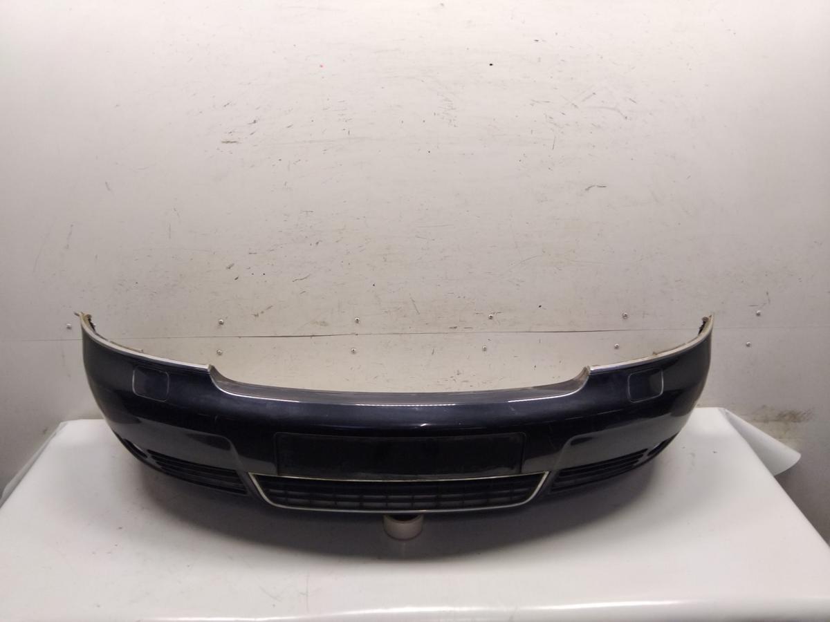 Audi A6 C5 4B orig Sto&szlig;f&auml;nger Sto&szlig;stange vorn LZ9W Ebonyschwarz NSW SWRA BJ2004