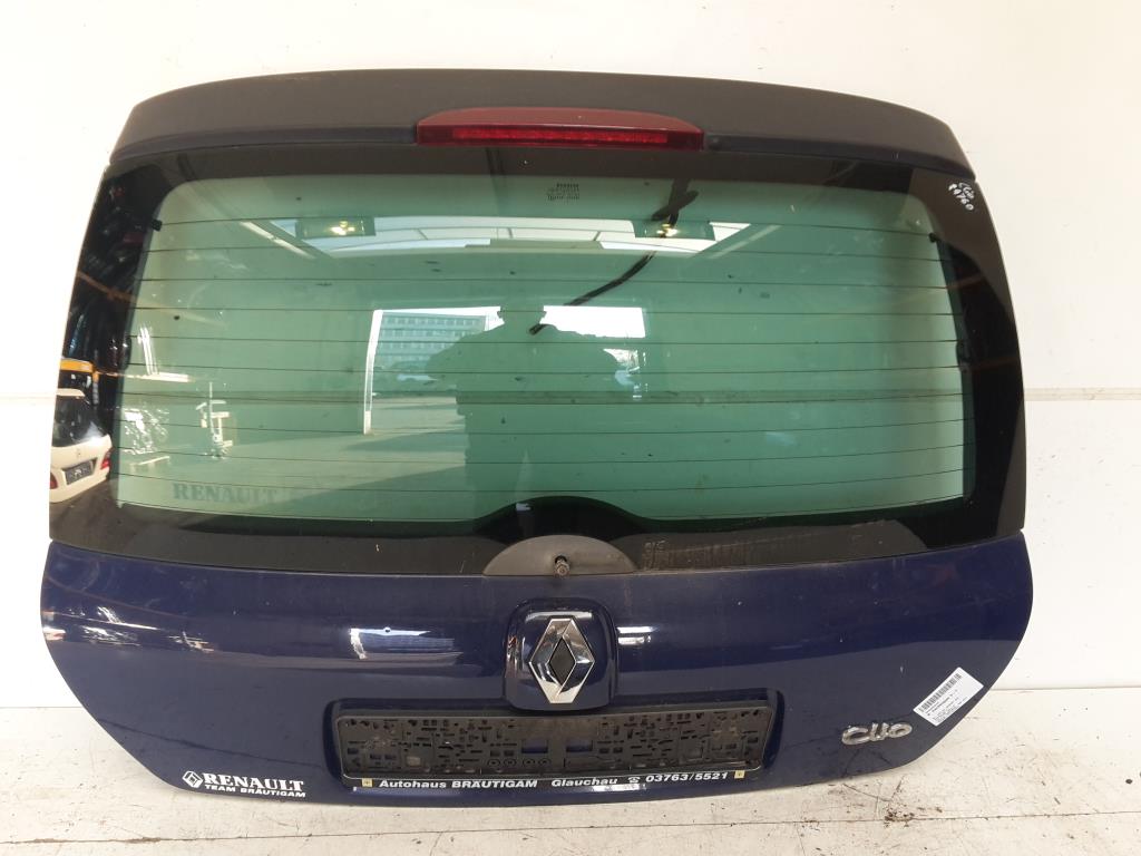 Renault Clio 2 II Heckklappe Hecktür Tür hinten Blau 01-03