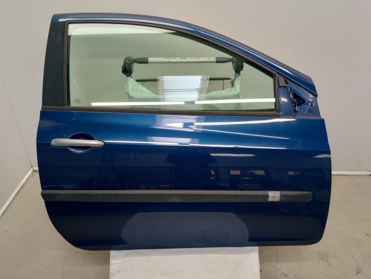 Renault Clio III Tür vorn rechts Beifahrertür 3-türig BJ2006 NV432 blau