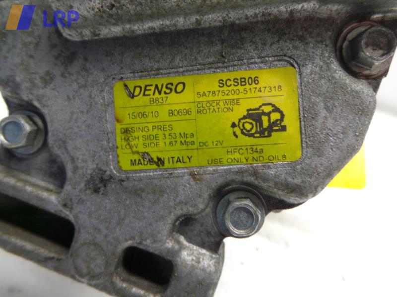 Fiat Panda 169 Klimakompressor 51747318 5A7875200 DENSO BJ2010