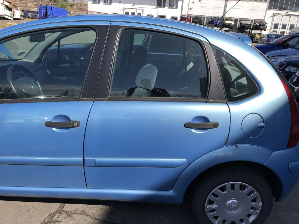 Citroen C3 Typ F T&uuml;r hinten links Fondt&uuml;r Rohbau KMY Lucia Blau Metallic