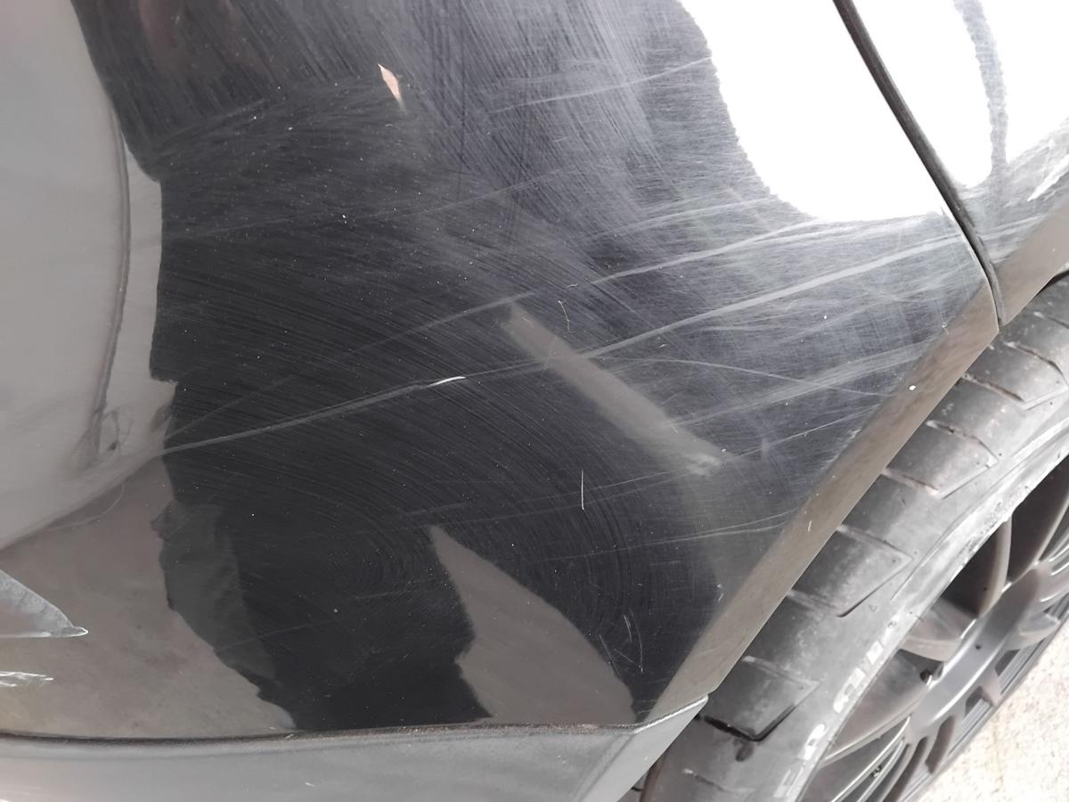 VW Golf 5 1K original Stossf&auml;nger hinten Flie&szlig;heck f&uuml;r PDC BJ2007 L041 brillantschwarz