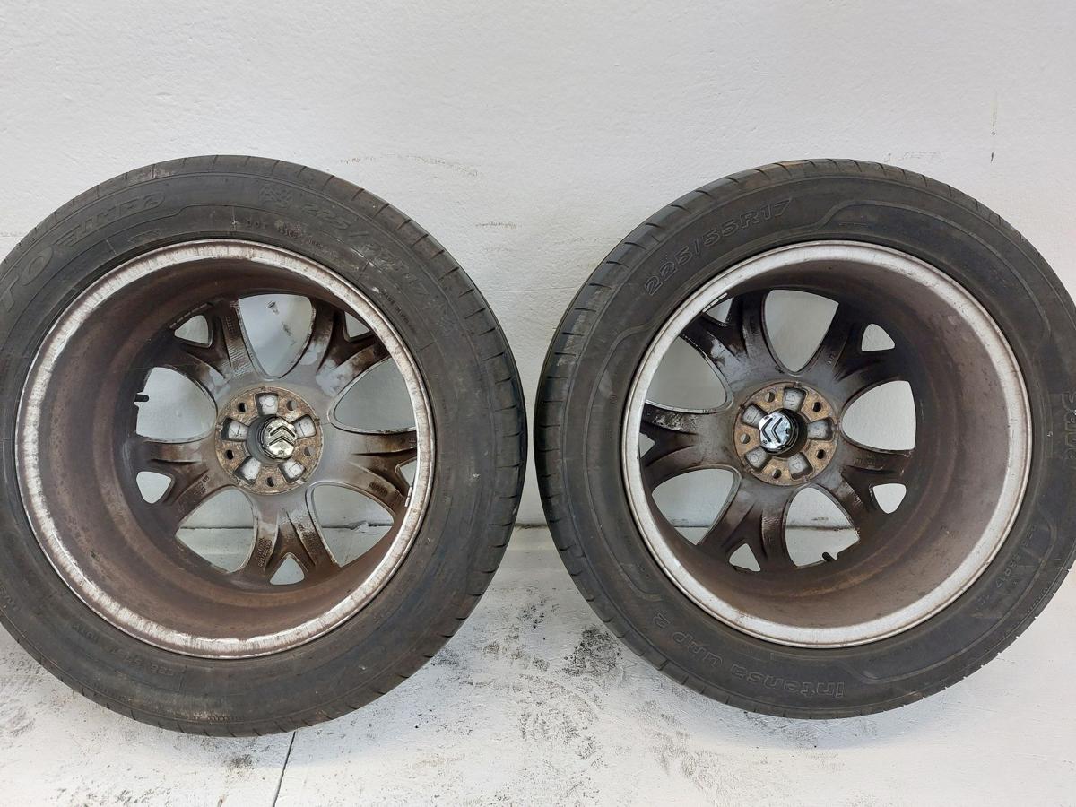 Citroen C5 R Satz Alufelgen Felgen Alu Radsatz 7x17 ET32