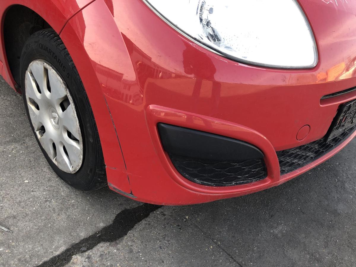 Renault Twingo 2 II Sto&szlig;f&auml;nger vorn Frontsch&uuml;rze Frontsto&szlig;stange OV727 rot