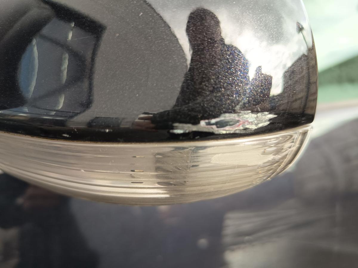 VW Golf V original Au&szlig;enspiegel links elektrisch LC9Z schwarz Bj 2007