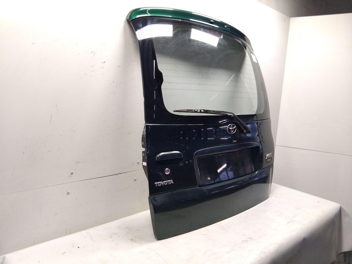 Toyota Yaris Verso Heckklappe 6R4 Dark Green mit Heckscheibe BJ2000