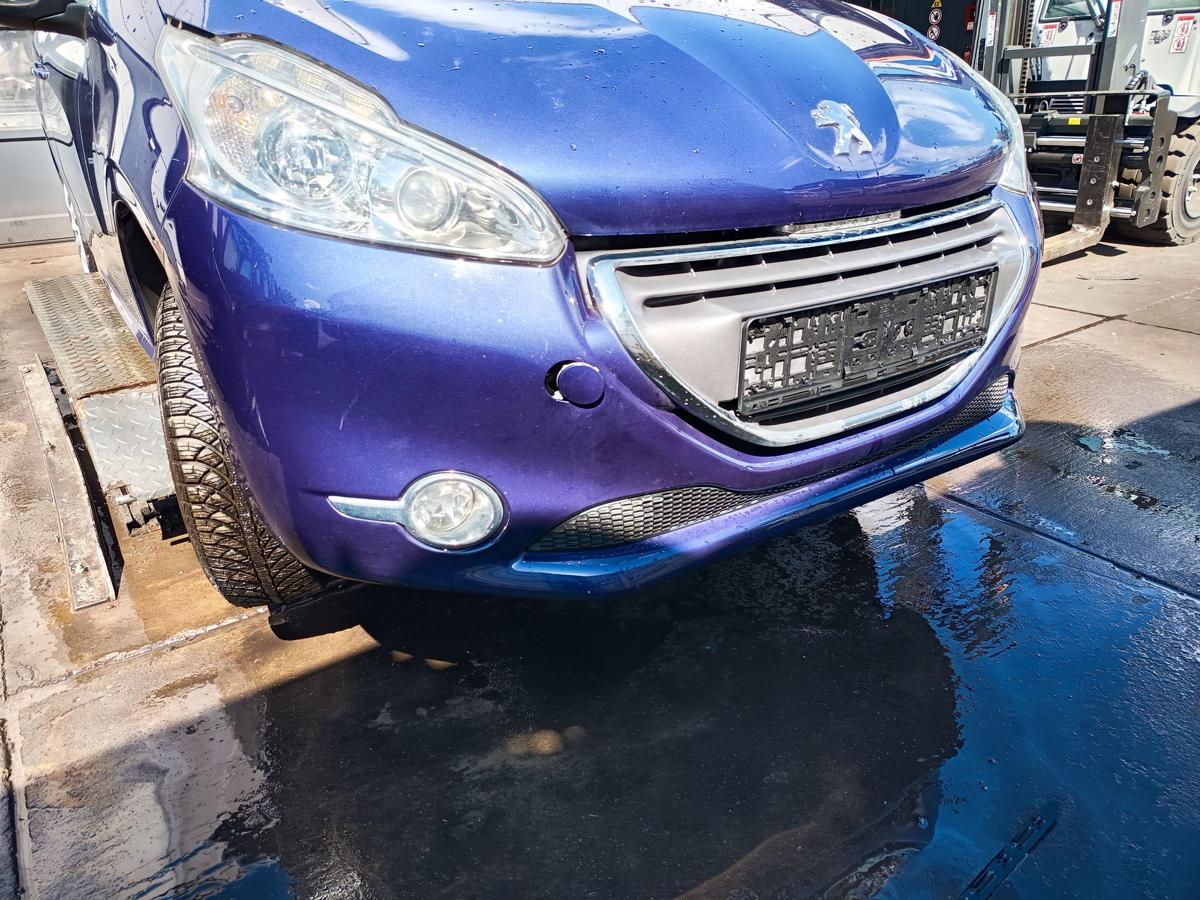 Peugeot 208 I orig Stoßstange vorn Stoßfänger NSW KUC Blau Bj 2012-2015