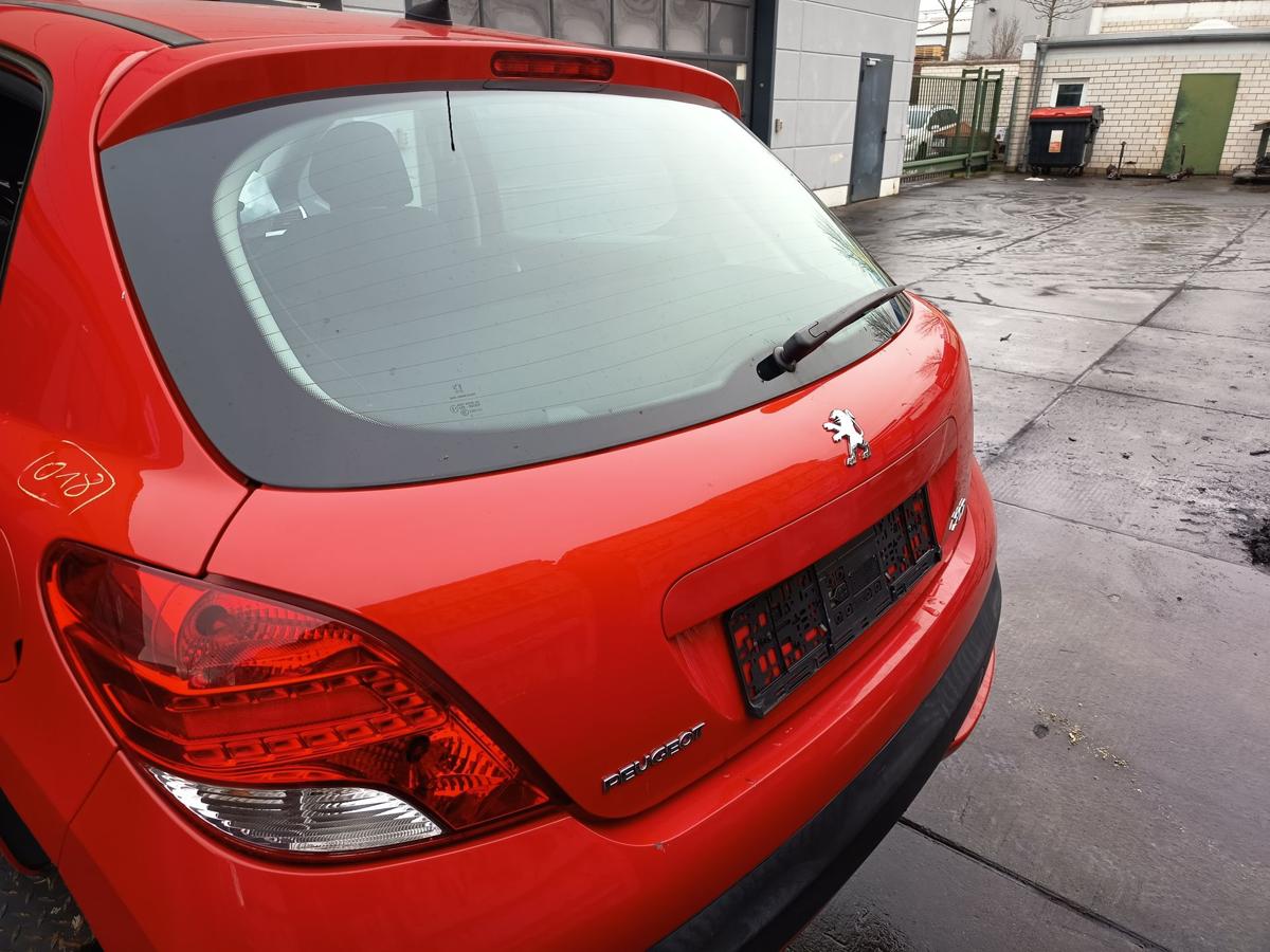 Peugeot 207 original Heckklappe mit Scheibe KKN Nevadarot Bj 2010
