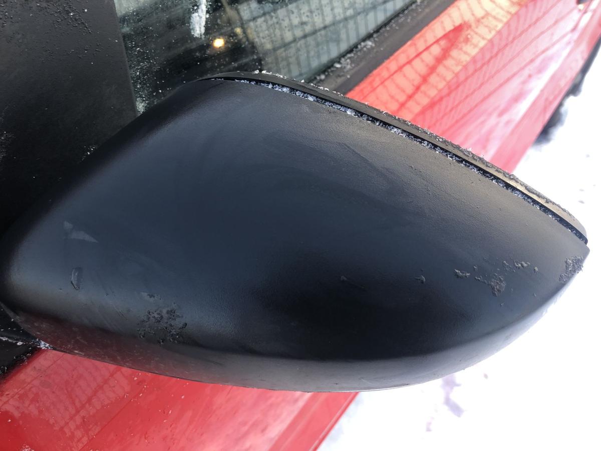 VW Polo 6R Aussenspiegel links Seitenspiegel unlackiert manuell