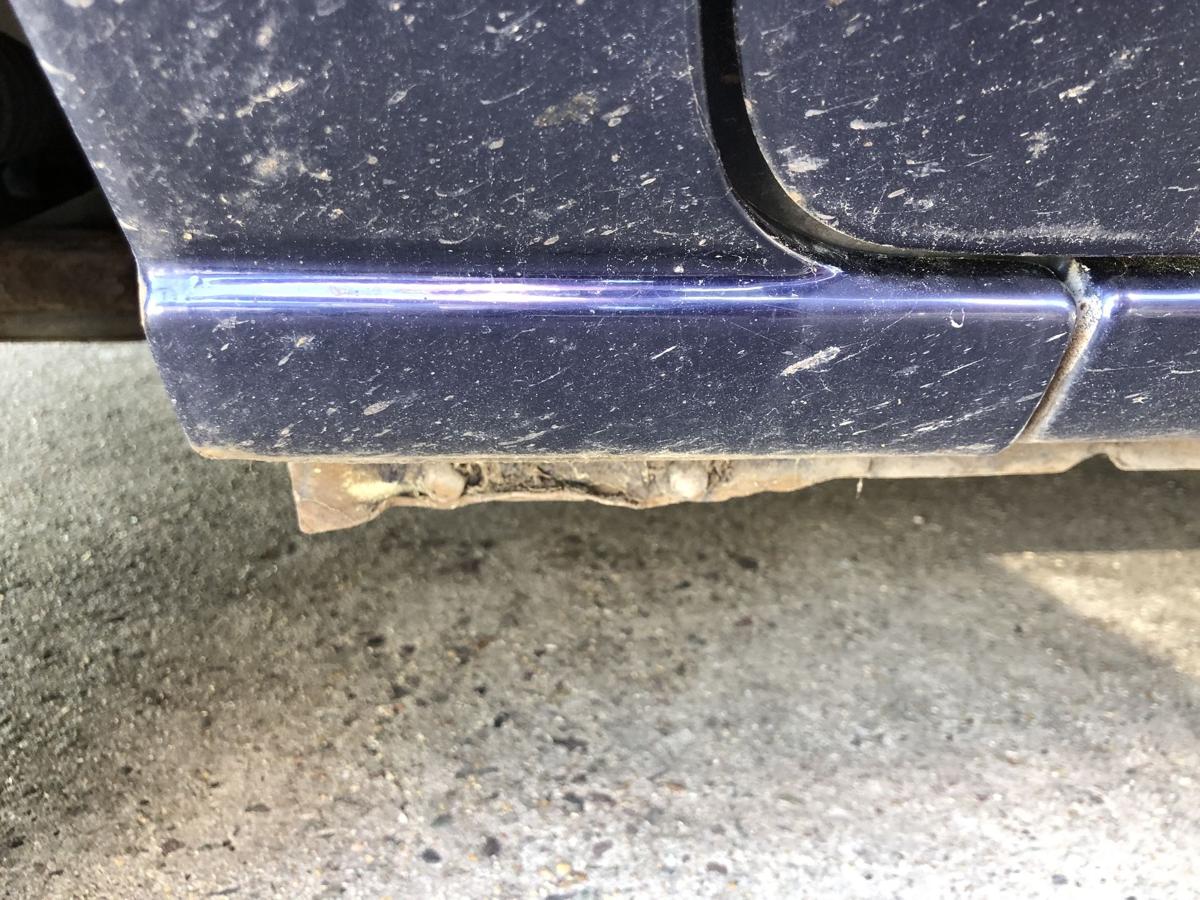 Ford Fusion JU2 Kotfl&uuml;gel vorn links Fahrerseite Lugano blau met