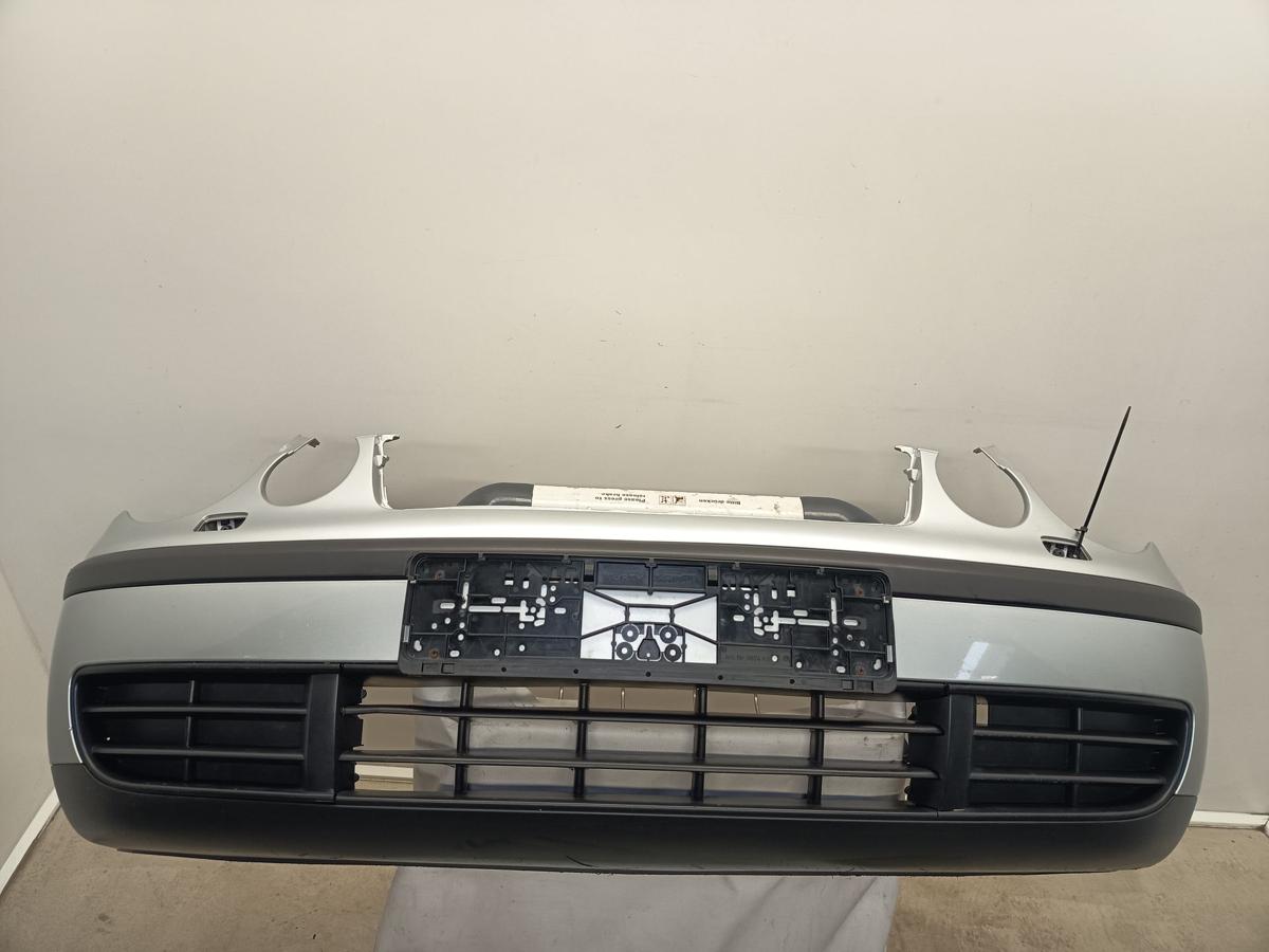 VW Polo 9N orig Stoßfänger vorn mit SRA LA7W Silber Bj 2003