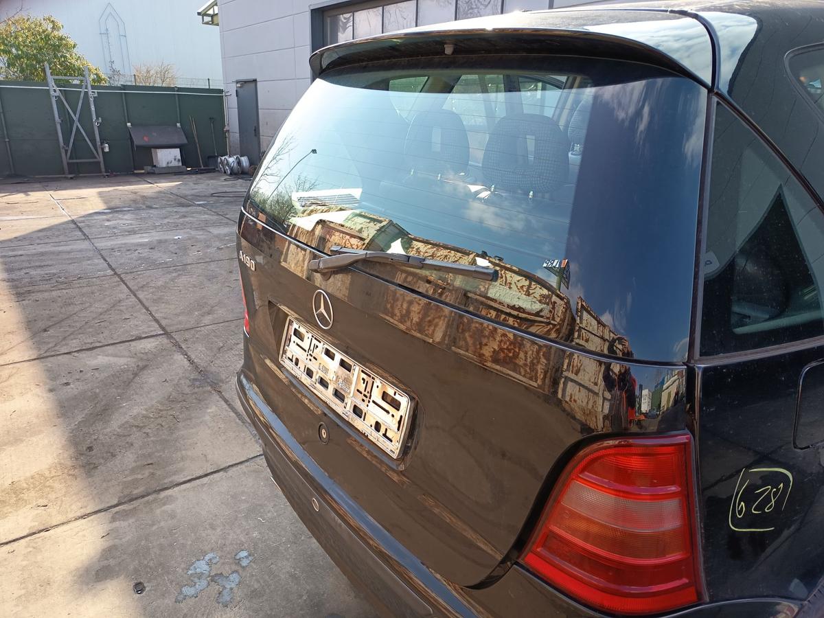 Mercedes A-Kl. W168 original Heckklappe mit Scheibe 696 Nachtschwarz Bj 1999