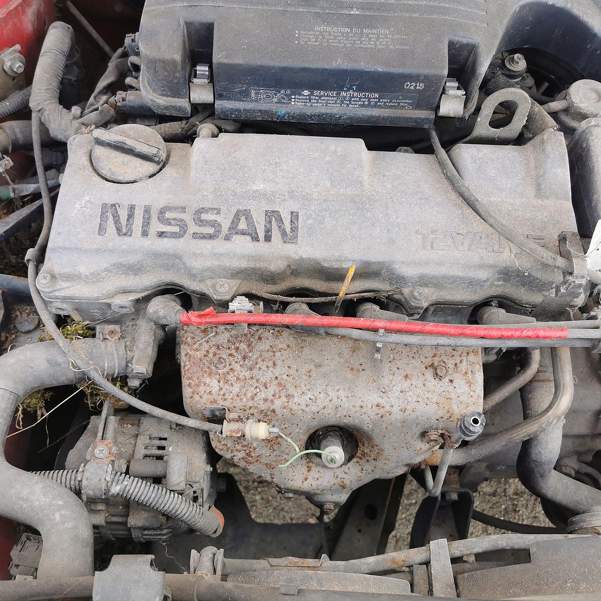 Nissan Sunny Coupe B12 Motor Engine 1597ccm 66kw GA16I Bastler