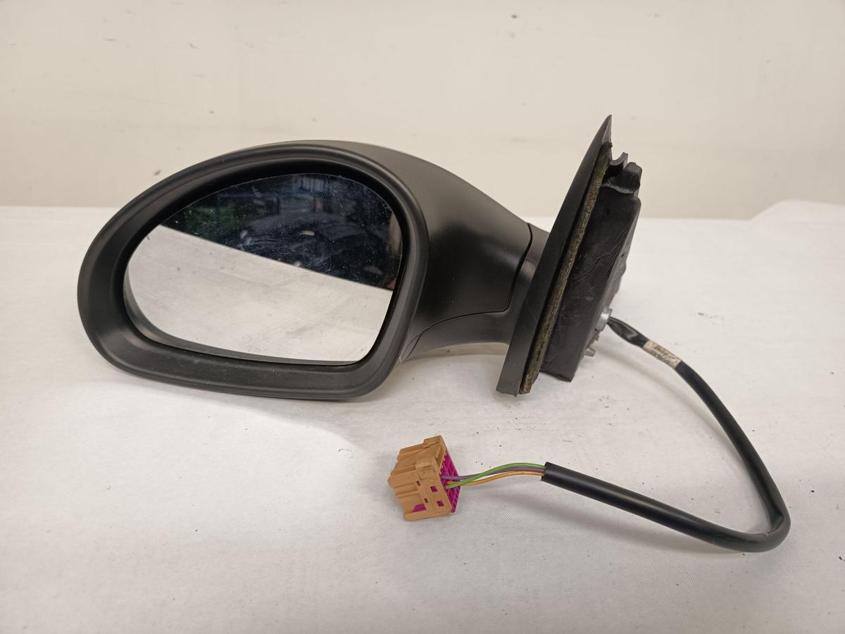 Seat Ibiza 6L orig Außenspiegel links Fahrerseite elektrisch LC9Z Black Bj 2006